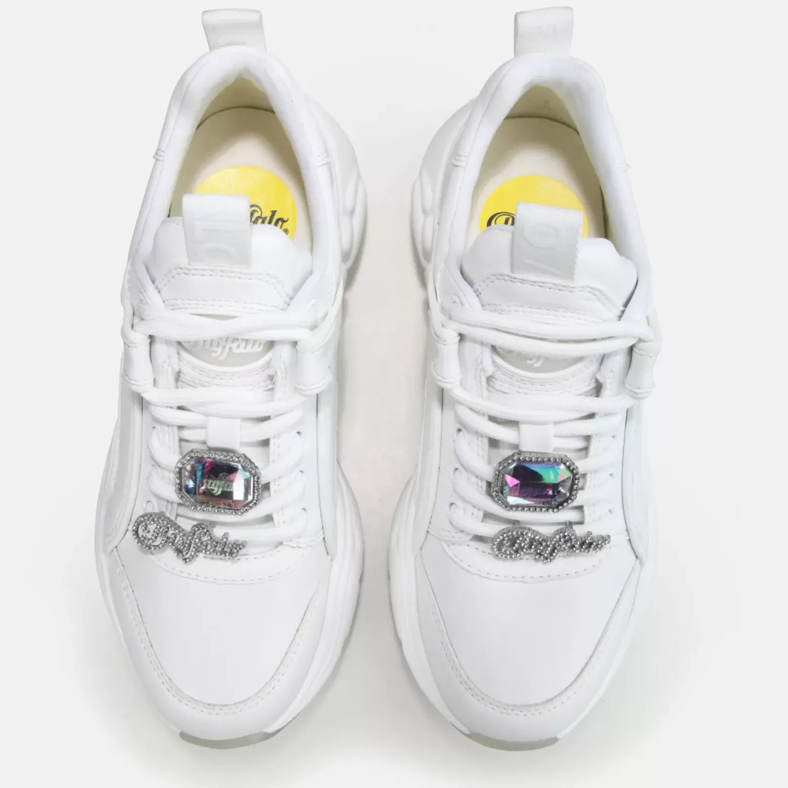 New BUFFALO Binary Ice Baskets Basses Veganes Blanc