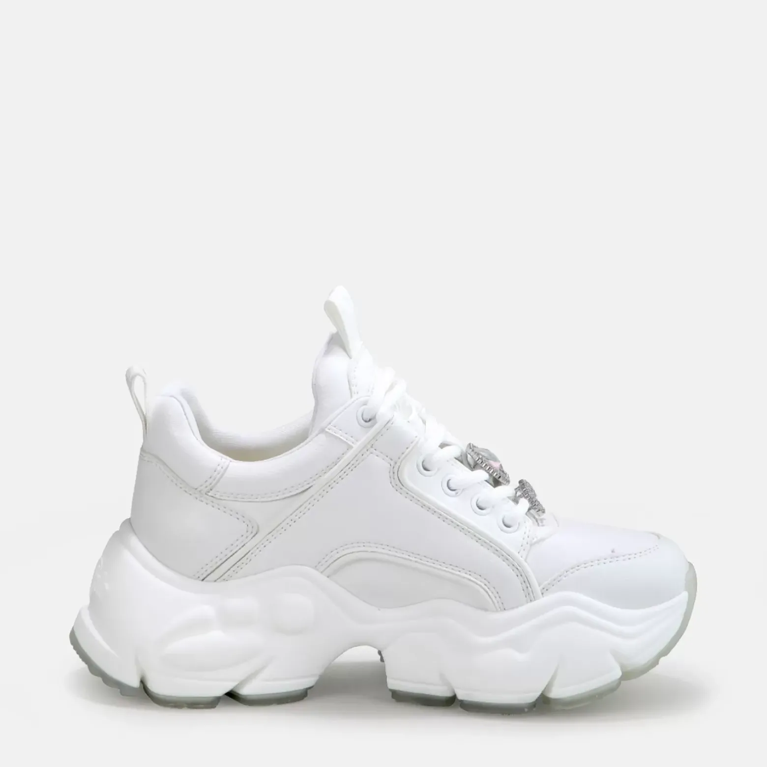 New BUFFALO Binary Ice Baskets Basses Veganes Blanc