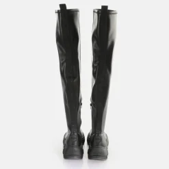 Hot BUFFALO Binary Overknee Bottes Vegan Noir