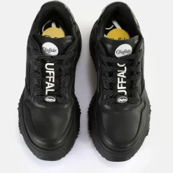 Clearance BUFFALO Blader One Baskets Basses Veganes Noir