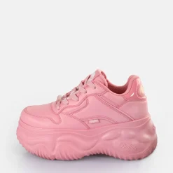 New BUFFALO Blader One Baskets Basses Veganes Rose Vif