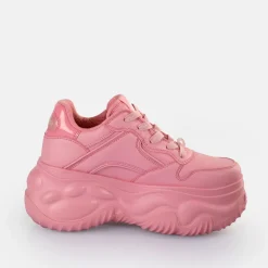 New BUFFALO Blader One Baskets Basses Veganes Rose Vif