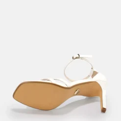 Clearance BUFFALO Blair Chic Sandales Lanieres Veganes Blanc