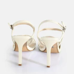 Discount BUFFALO Blair Finess Sandales A Talon Veganes Blanc