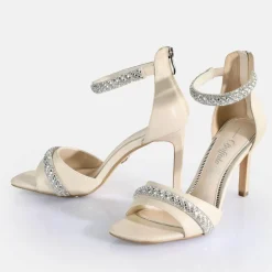 Discount BUFFALO Blair Spark Sandales A Talon Veganes Creme