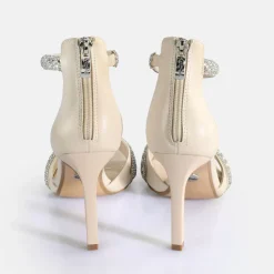 Discount BUFFALO Blair Spark Sandales A Talon Veganes Creme