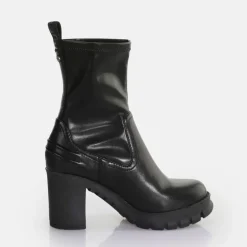 Clearance BUFFALO Bottines Oslo Sock Vegan Noir