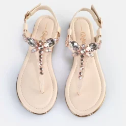 Clearance BUFFALO Capri Dragonfly Sandales Veganes Creme