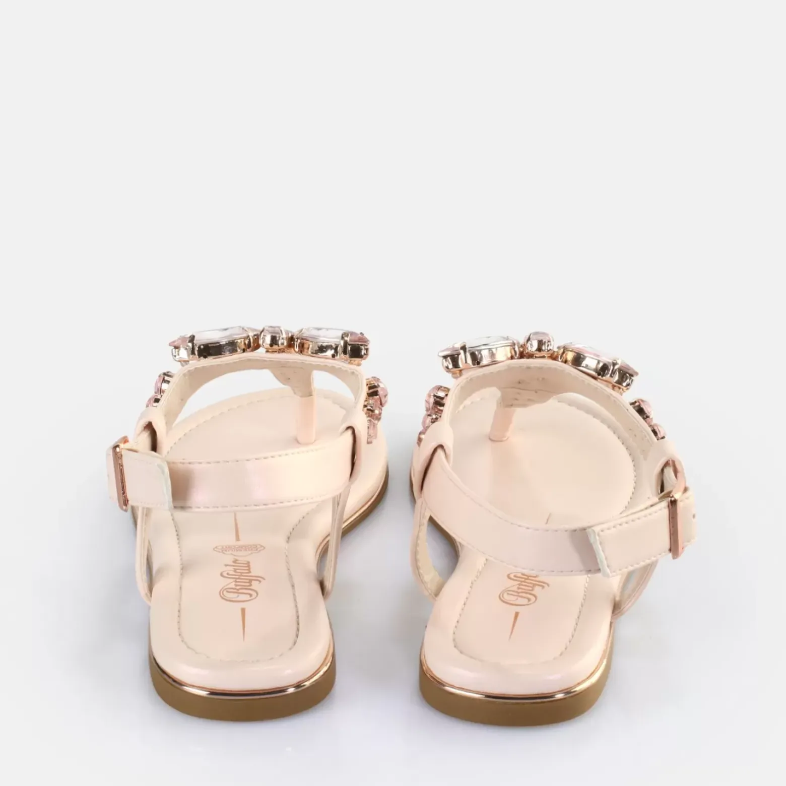 Clearance BUFFALO Capri Dragonfly Sandales Veganes Creme