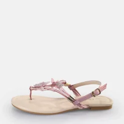 Shop BUFFALO Capri Sparkling Butterfly Sandales A Talon Veganes Rose Vif