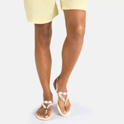 Best Sale BUFFALO Capri Vacay Sandales Veganes Rose Pastel Cream/Pastel Rose