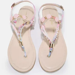 Best Sale BUFFALO Capri Vacay Sandales Veganes Rose Pastel Cream/Pastel Rose