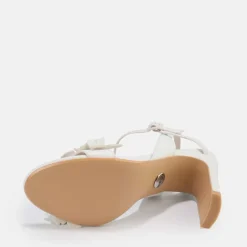 Hot BUFFALO Carla Butterfly Sandales Ivoire Blanc