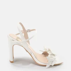 Hot BUFFALO Carla Butterfly Sandales Ivoire Blanc