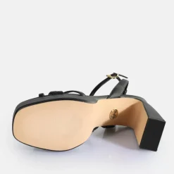 Online BUFFALO Cherry Cage Sandales A Talon Veganes Noir