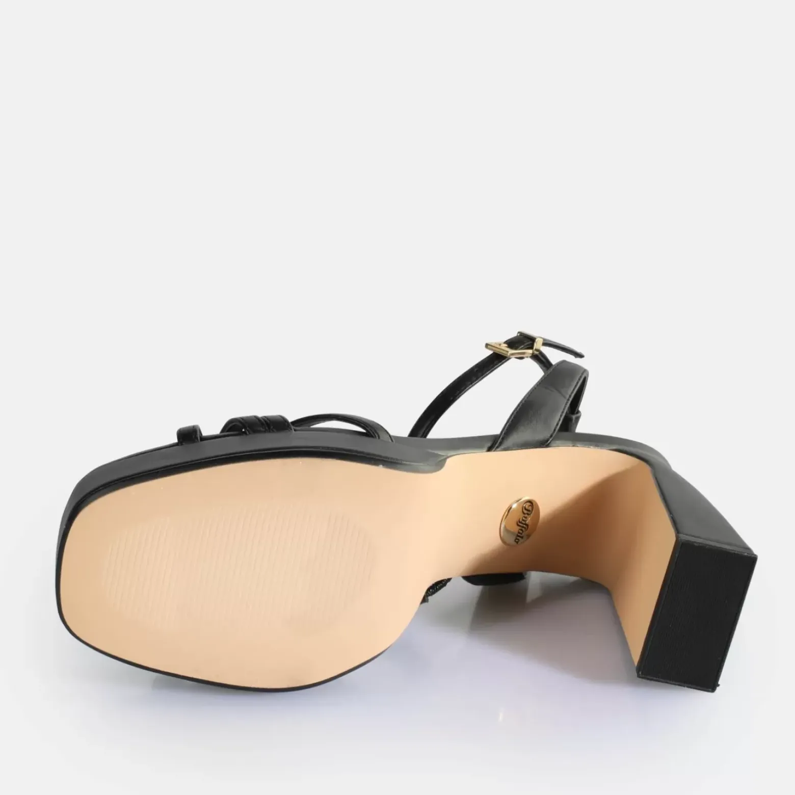 Online BUFFALO Cherry Cage Sandales A Talon Veganes Noir