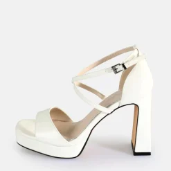 Store BUFFALO Cherry Neat Sandales A Talon Veganes Blanc