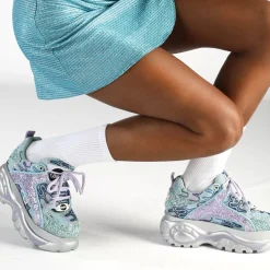 Flash Sale BUFFALO Classic Baskets Basses Aqua Fluo No_Color