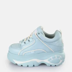 Cheap BUFFALO Classic Baskets Basses Clair Bleu