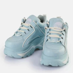 Cheap BUFFALO Classic Baskets Basses Clair Bleu