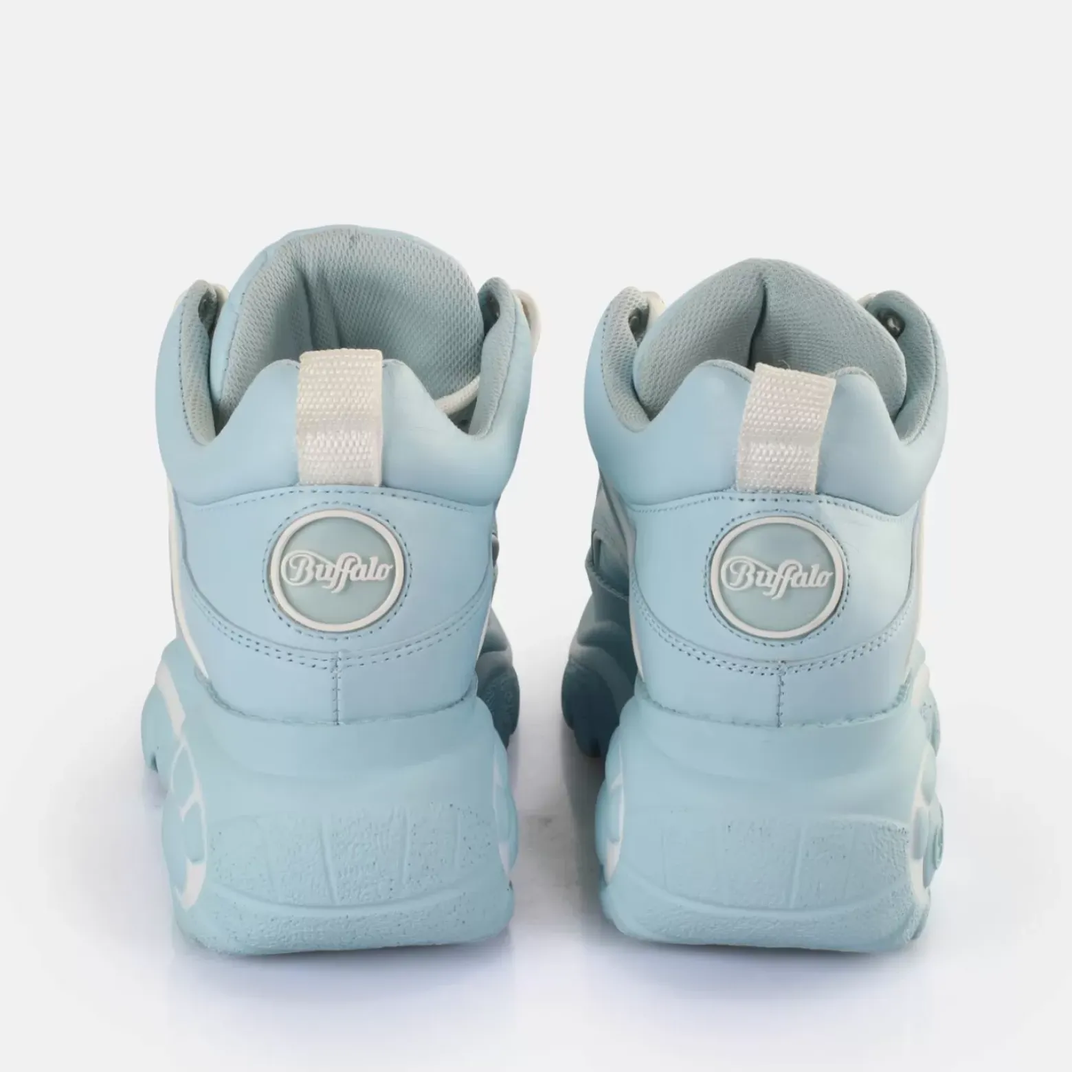 Cheap BUFFALO Classic Baskets Basses Clair Bleu