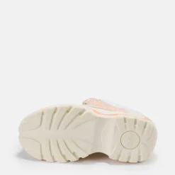 Best BUFFALO Classic Baskets Basses Cuir/Orange Blanc