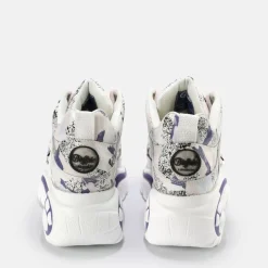 Sale BUFFALO Classic Baskets Basses Cuir Rose/ Violet