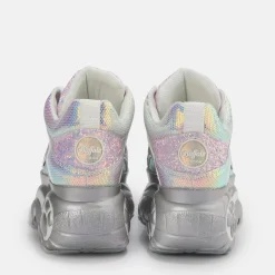 Cheap BUFFALO Classic Baskets Basses Cuir/Rose Blanc