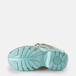 Clearance BUFFALO Classic Baskets Basses Green Lizard Vert