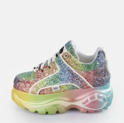 Fashion BUFFALO Classic Baskets Basses Rainbow Multicolore