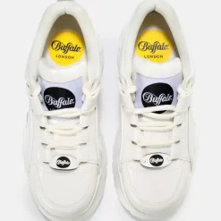 Best BUFFALO Classic Baskets Basses Vegan Blanc-Gris Blanc Casse