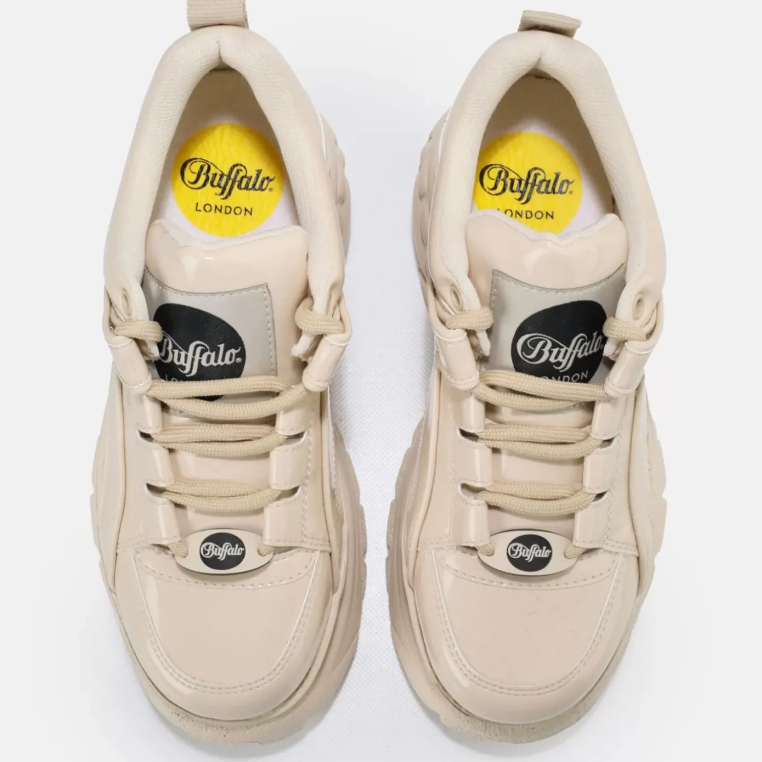 Cheap BUFFALO Classic Baskets Basses Vegan Creme