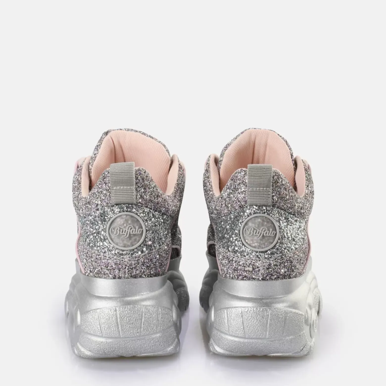 Best BUFFALO Classic Baskets Basses Vegan Rainbow Pink Rose Vif