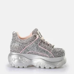 Best BUFFALO Classic Baskets Basses Vegan Rainbow Pink Rose Vif