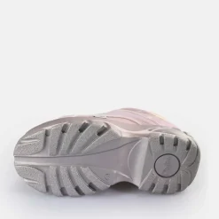 Cheap BUFFALO Classic Baskets Basses Veganes Pink Metallic Rose Vif