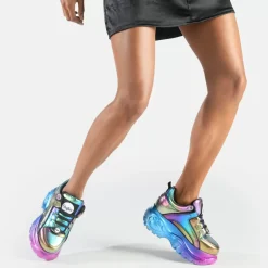 Shop BUFFALO Classic Baskets Basses Veganes Mermaid Purple Violet