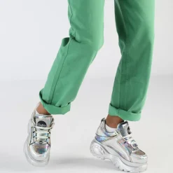 Best Sale BUFFALO Classic Baskets Basses Vegan Mermaid Silver Argent