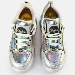 Best Sale BUFFALO Classic Baskets Basses Vegan Mermaid Silver Argent