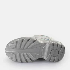 Cheap BUFFALO Classic Baskets Basses Veganese Holographique Argent