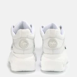 Sale BUFFALO Classic Baskets Homme Cuir Blanc