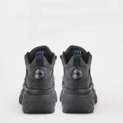 New BUFFALO Classic Baskets Hommes Cuir Noir