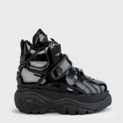 Online BUFFALO Classic High Leather Black Noir