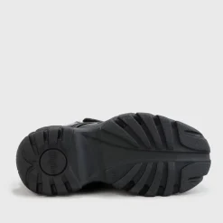 Online BUFFALO Classic High Leather Black Noir