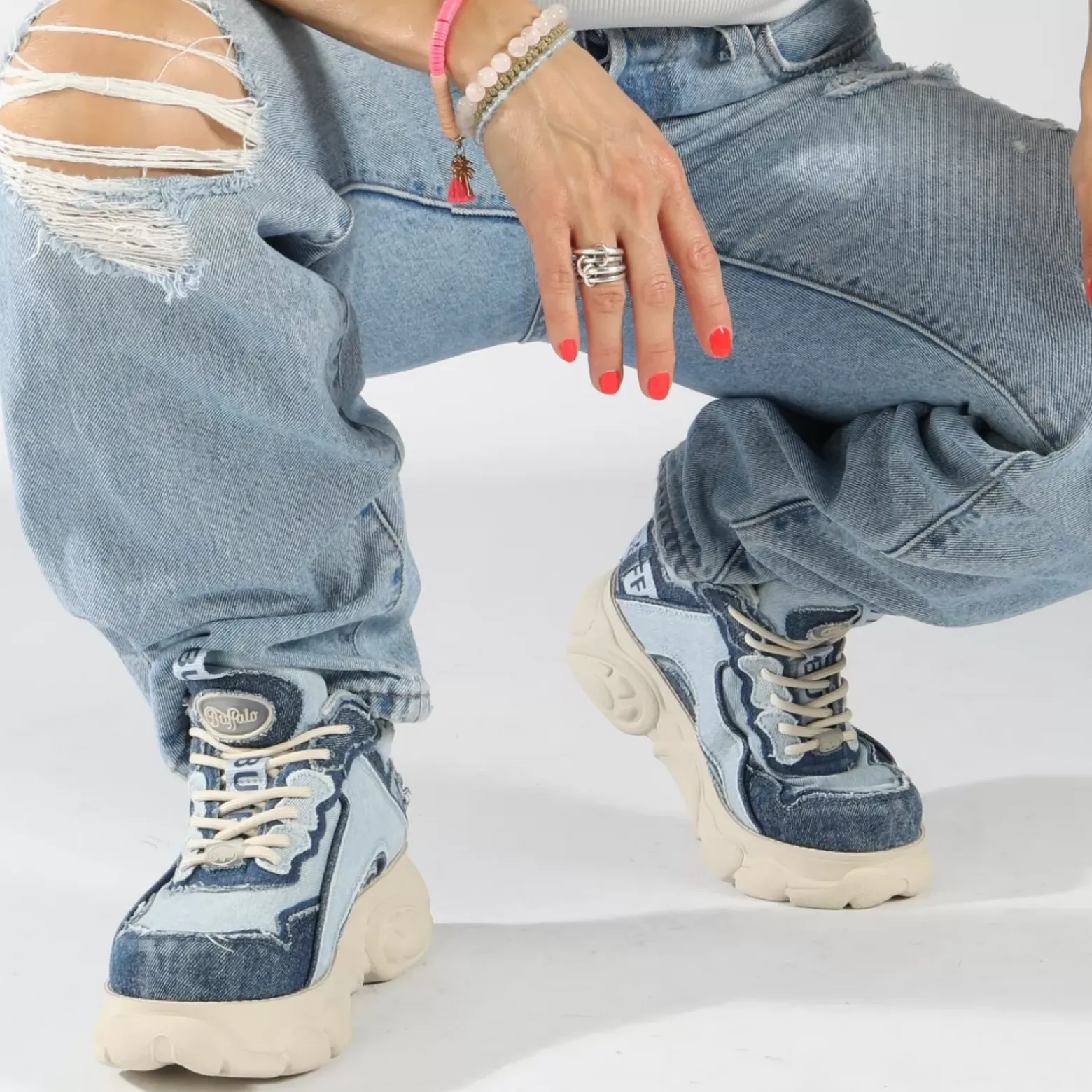 Cheap BUFFALO Cld Chai Bleu Fonce