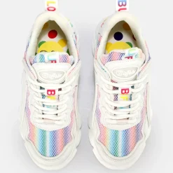 Clearance BUFFALO Cld Chai Basket Basse Vegane/Arc-En-Ciel Blanc