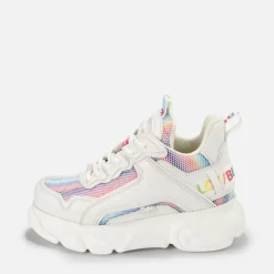 Clearance BUFFALO Cld Chai Basket Basse Vegane/Arc-En-Ciel Blanc