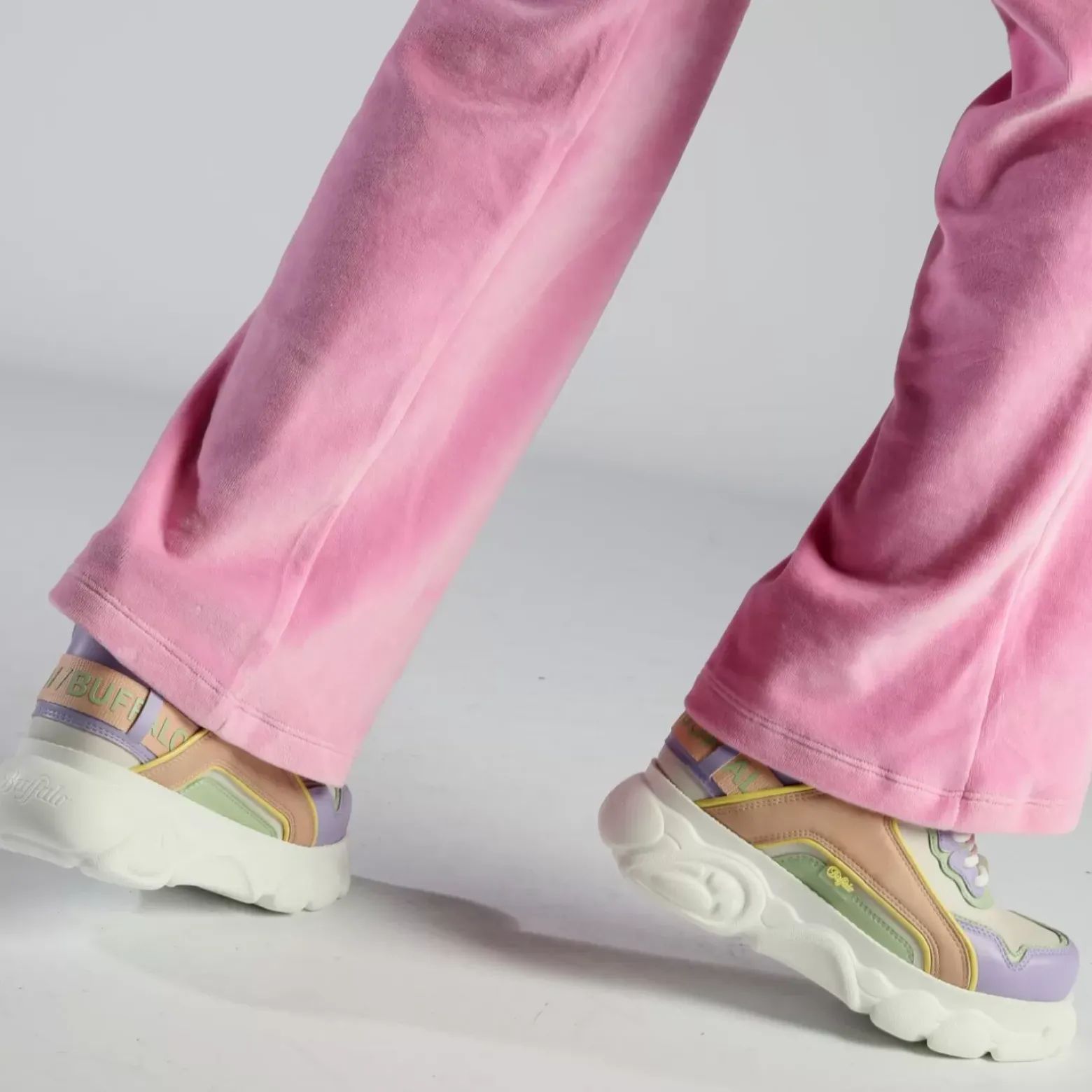 Outlet BUFFALO Cld Chai Baskets Basses Vegan Violet/ Menthe