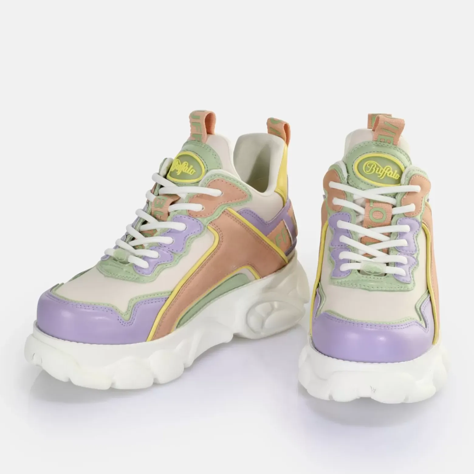 Outlet BUFFALO Cld Chai Baskets Basses Vegan Violet/ Menthe