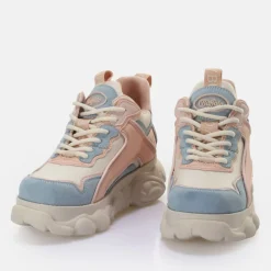 Clearance BUFFALO Cld Chai Baskets Basses Vegan Ciel/Rose Bleu