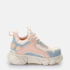 Clearance BUFFALO Cld Chai Baskets Basses Vegan Ciel/Rose Bleu